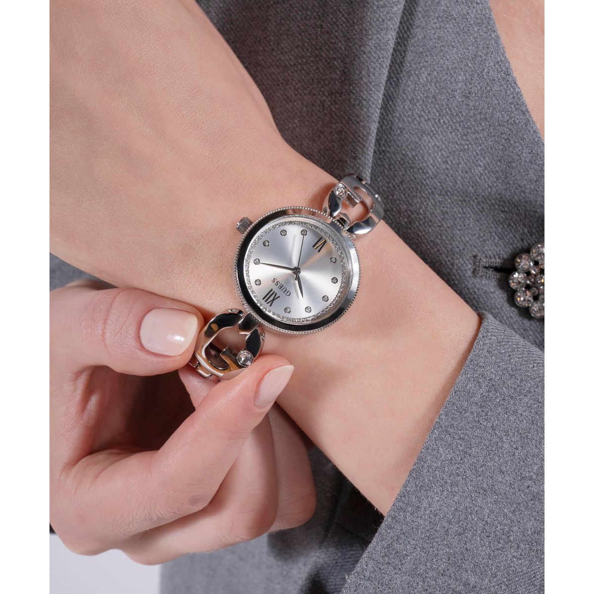 Relógio feminino Guess Bejeweled GW0759L1