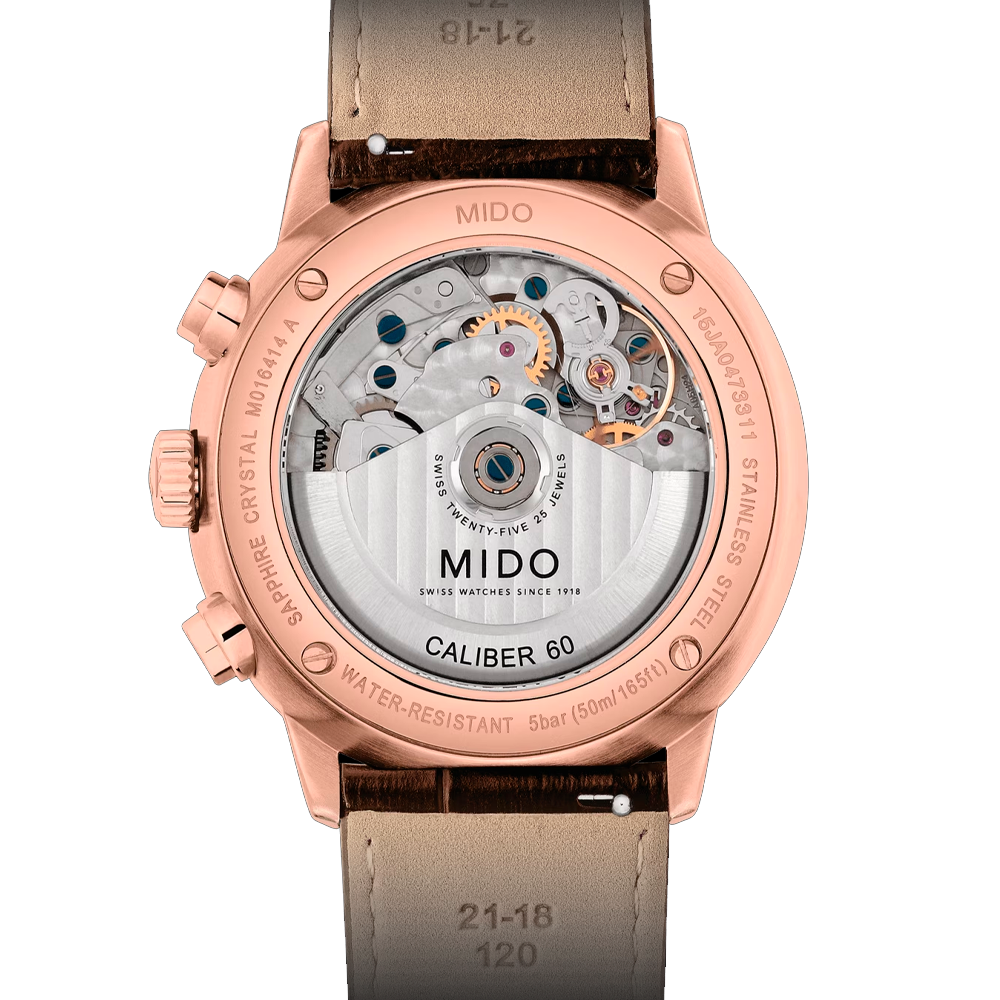 Reloj Mido Commander Chronograph con Doble Correa