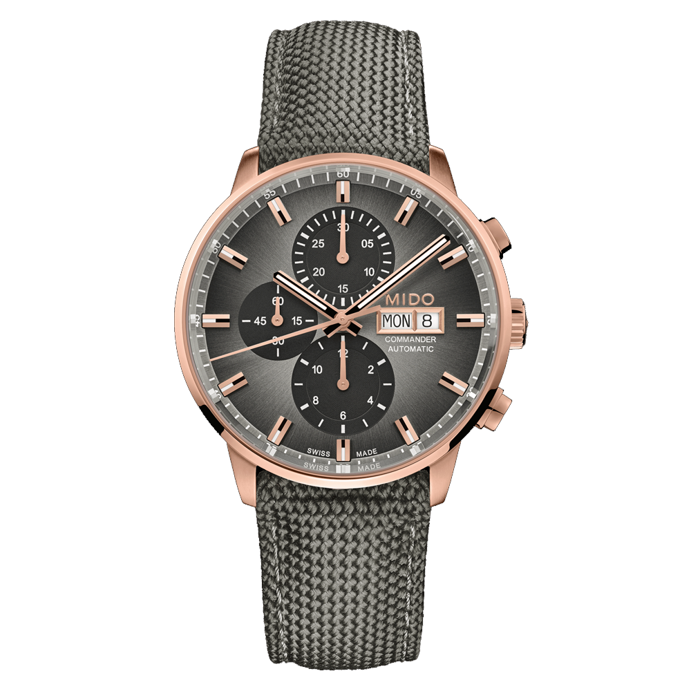 Reloj Mido Commander Chronograph con Doble Correa