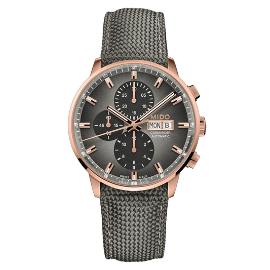 Reloj Mido Commander Chronograph con Doble Correa