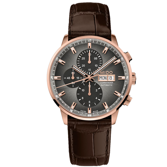 Reloj Mido Commander Chronograph con Doble Correa