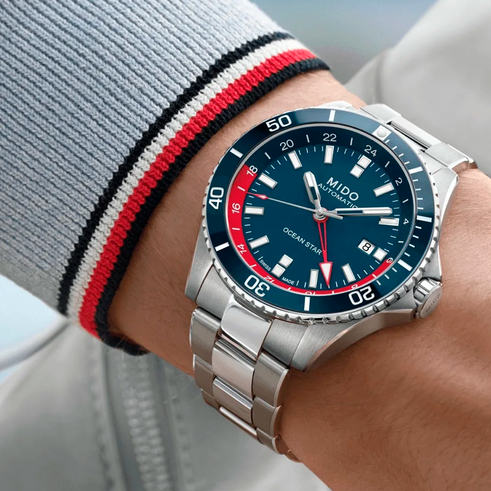 Reloj Mido Ocean Star GTM Fondo Azul