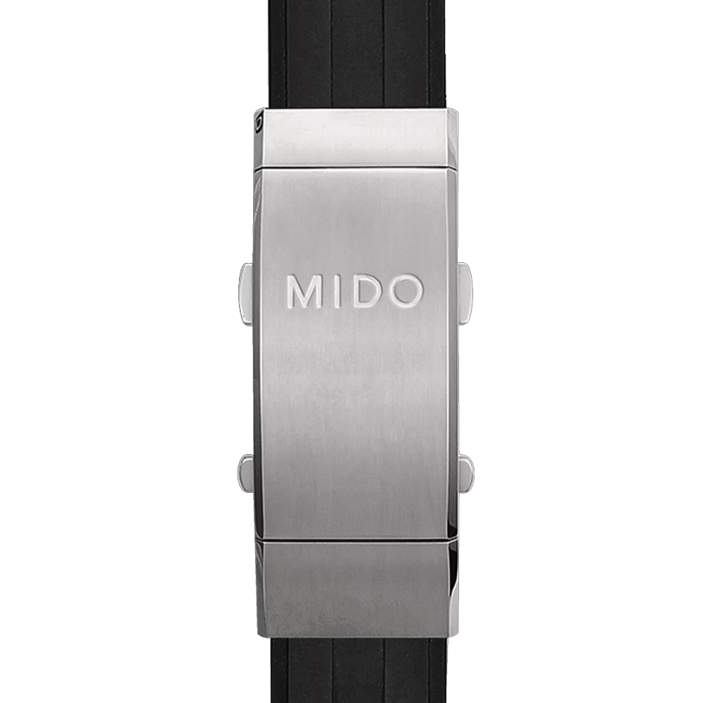 Relógio Mido Captain Caution com mostrador preto M0264301705100