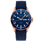 Reloj Mido Ocean Star Captain Naylon Fondo Azul