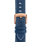 Reloj Mido Captain Nylon Cajadorado con Fondo Azul