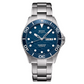 Reloj Mido Ocean Star de Acero con Esfera Azul