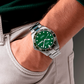 Reloj Mido Ocean Star de Acero con Fondo Verde