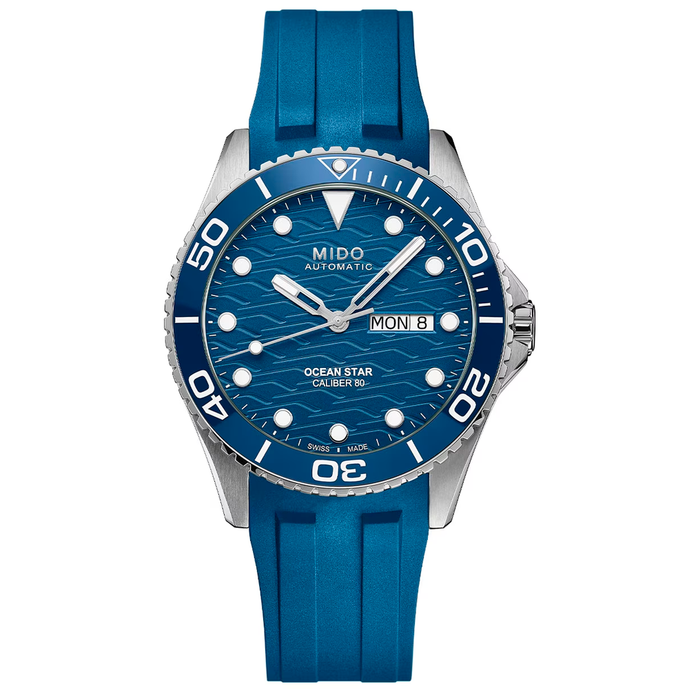 Reloj Mido Ocean Star Fondo Azul