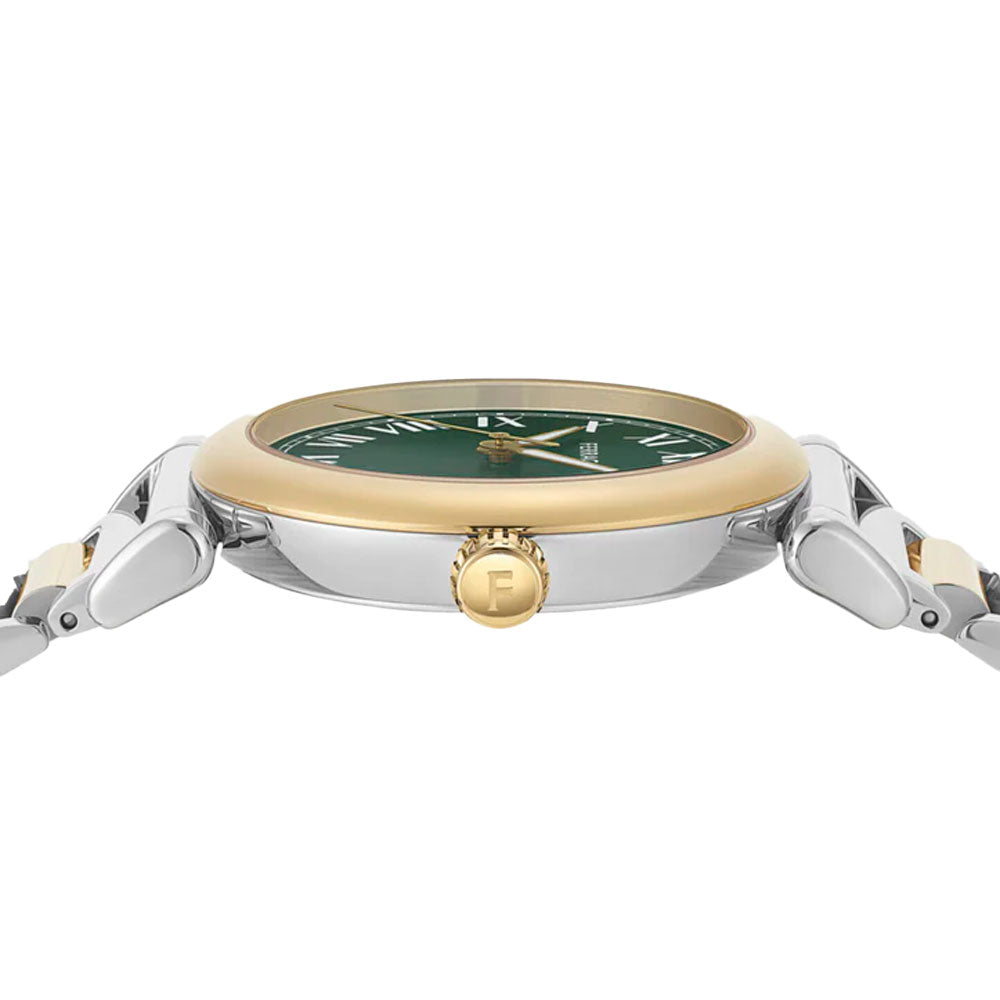 Reloj Ferragamo Allure Bicolor Verde - Dorado