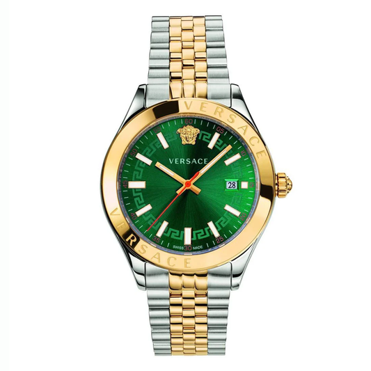 Reloj Versace Hellen Esfera Verde Bicolor