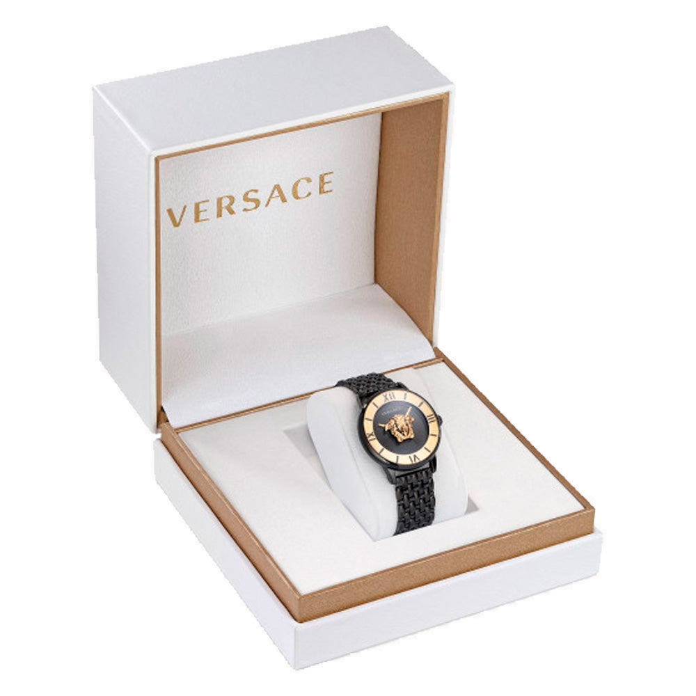 Reloj Versace La Medusa Dial Negro IP2N