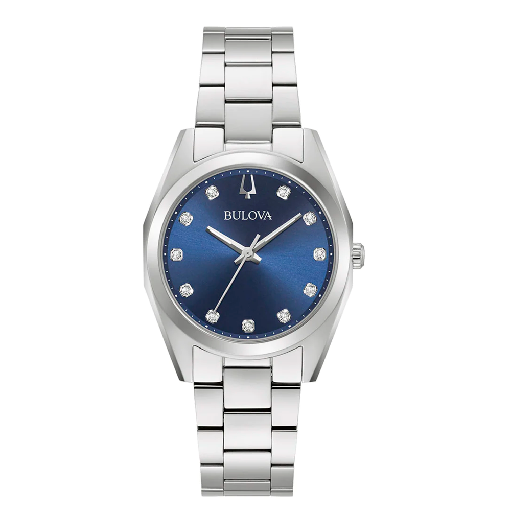 Relógio Bulova Surveyor Quartz com mostrador azul 96P229
