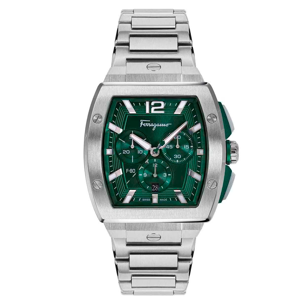 Reloj Ferragamo Tonneau Dial Verde