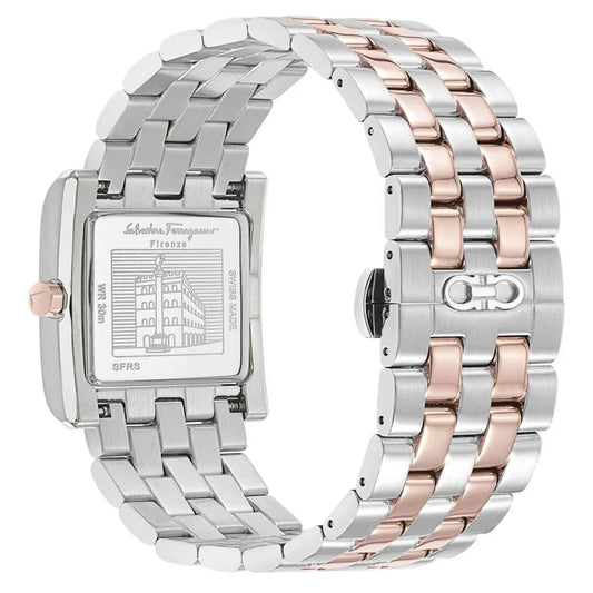 RELOJ FERRAGAMO LACE 28X36MM C/BICO SS/IP5N D/BLUE B/BICO
