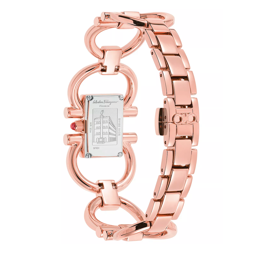 Reloj Ferragamo Double Gancini Mini Oro Rosado